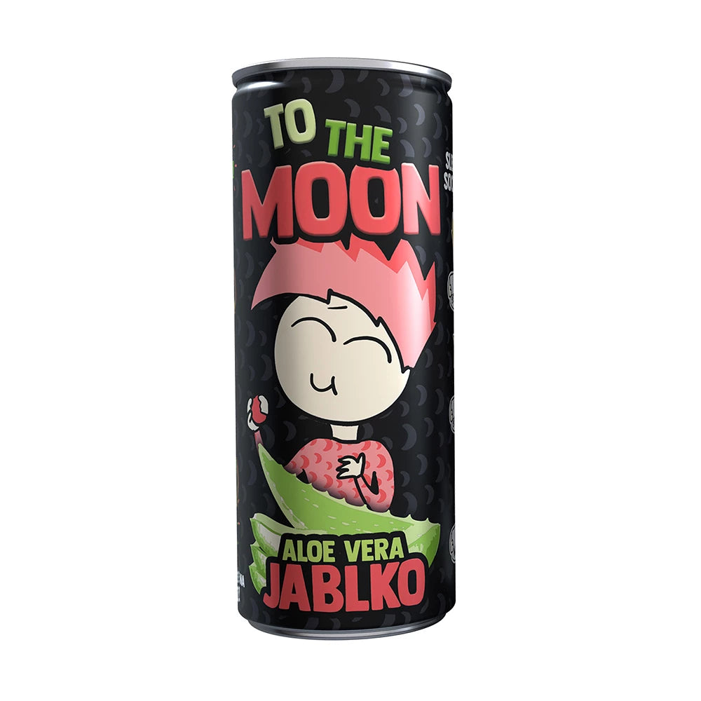 TO THE MOON ovocný nápoj s Aloe Vera a Jablko